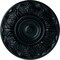Ekena Millwork Whitman Ceiling Medallion (For Canopies up to 3 3/4"), Hand-Painted Night Shade, 13"OD x 1 3/8"P CM13WHNSF - alternate 1